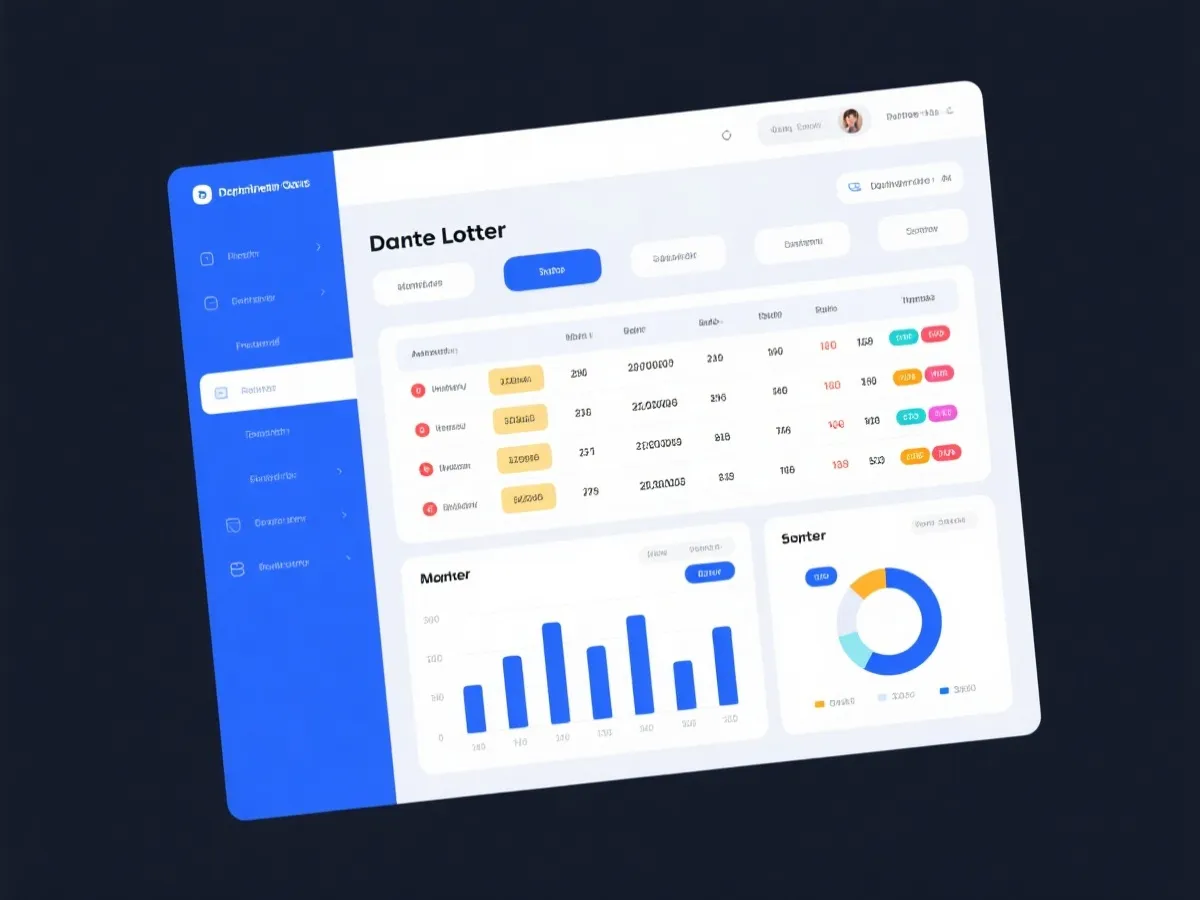 开奖结果查询数据面板示意图